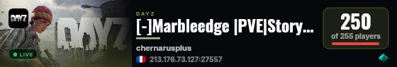 [-]Marbleedge |PVE|Story Mode|Custom Events live status badge