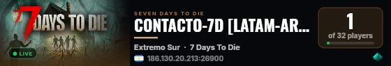 CONTACTO-7D [LATAM-ARG] [PvE] |NEW WIP| live status badge