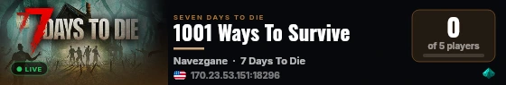 1001 Ways To Survive live status badge