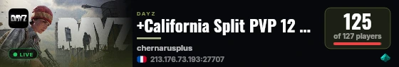 +California Split PVP 12 MAN MAX|X15LOOT|TRADER|BOATS|HELIS|EVENTS live status badge