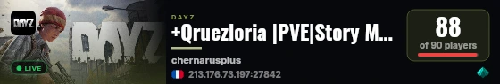 +Qruezloria |PVE|Story Mode|Custom Events live status badge