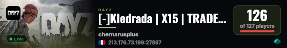 [-]Kledrada | X15 | TRADER | HELI | CARS | BUNKERS | Twitch live status badge