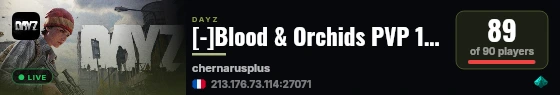 [-]Blood & Orchids PVP 12 MAN MAX|X15LOOT|TRADER|BOATS|HELIS|EVENTS live status badge
