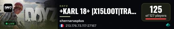 +KARL 18+ |X15LOOT|TRADER|BOATS|HELIS|EVENTS live status badge