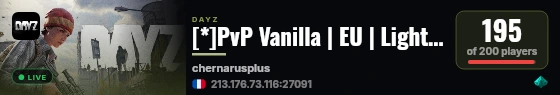 [*]PvP Vanilla | EU | Light Traders live status badge