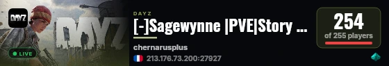 [-]Sagewynne |PVE|Story Mode|Custom Events live status badge