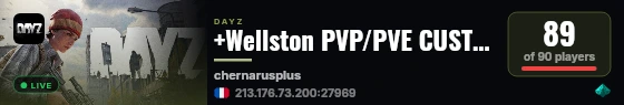 +Wellston PVP/PVE CUSTOM BUILDING | Quests | Cars | Trader | 20x Loot live status badge