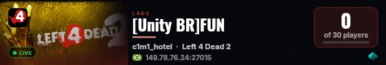 [Unity BR]FUN live status badge