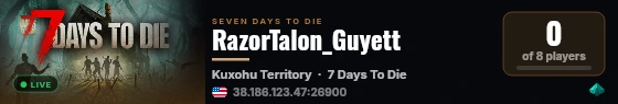 RazorTalon_Guyett live status badge
