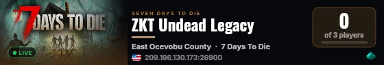 ZKT Undead Legacy live status badge