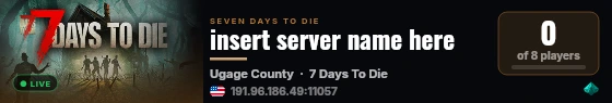 insert server name here live status badge