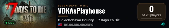 VDKAsPlayhouse live status badge