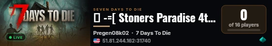 ★ -=[ Stoners Paradise 4twenty!!! ]=- ★ 420/7 chill live status badge