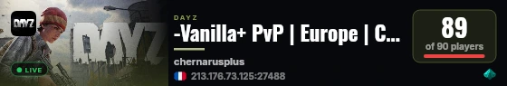 -Vanilla+ PvP | Europe | Clean Setup live status badge