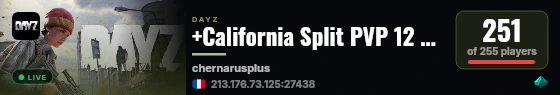 +California Split PVP 12 MAN MAX|X15LOOT|TRADER|BOATS|HELIS|EVENTS live status badge