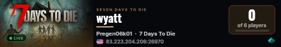 wyatt live status badge