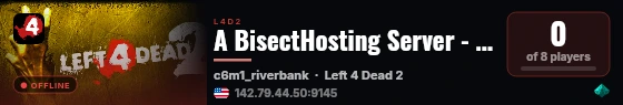 A BisectHosting Server - eed874f4 live status badge