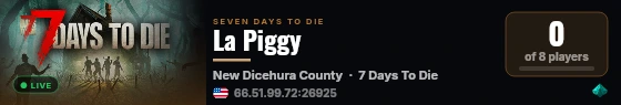 La Piggy live status badge