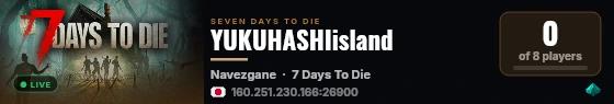 YUKUHASHIisland live status badge