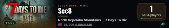 Sec8 live status badge