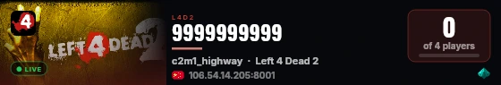 9999999999 live status badge