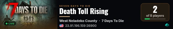 Death Toll Rising live status badge