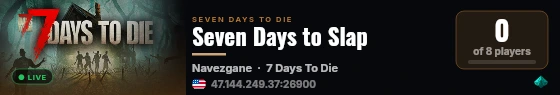 Seven Days to Slap live status badge