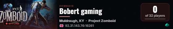 Bobert gaming live status badge