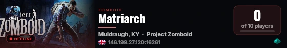 Matriarch live status badge