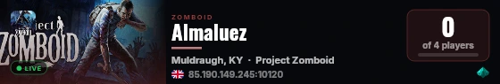 Almaluez live status badge