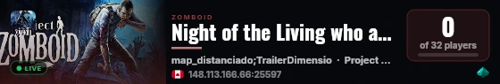 Night of the Living who aren't dead yet... live status badge