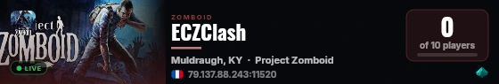 ECZClash live status badge