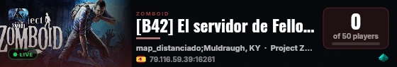 [B42] El servidor de Fellowen (wiped 24-08-2026) live status badge