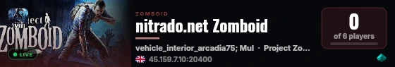 nitrado.net Zomboid live status badge