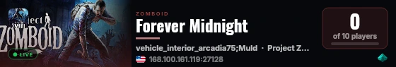 Forever Midnight live status badge