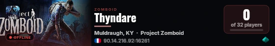 Thyndare live status badge