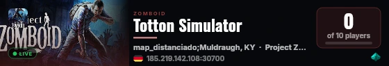 Totton Simulator live status badge