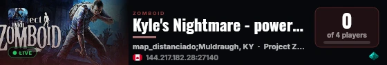 Kyle's Nightmare - powered by Sophie live status badge