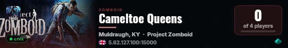 Cameltoe Queens live status badge