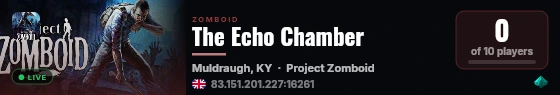 The Echo Chamber live status badge