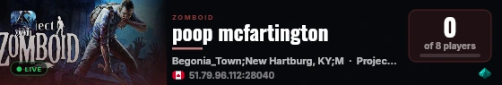 poop mcfartington live status badge