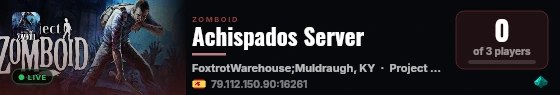 Achispados Server live status badge
