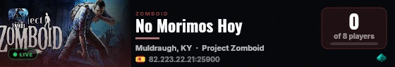 No Morimos Hoy live status badge