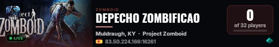 DEPECHO ZOMBIFICAO live status badge