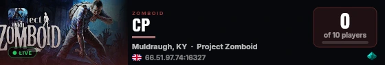 CP live status badge