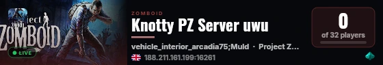 Knotty PZ Server uwu live status badge