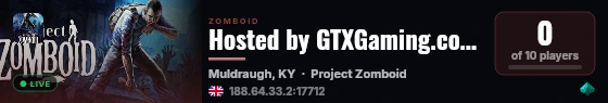 Hosted by GTXGaming.co.uk live status badge