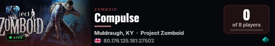 Compulse live status badge