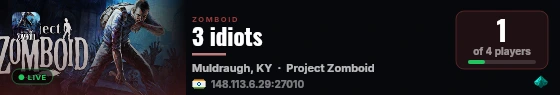 3 idiots live status badge