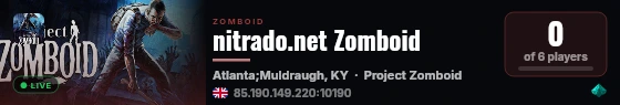 nitrado.net Zomboid live status badge